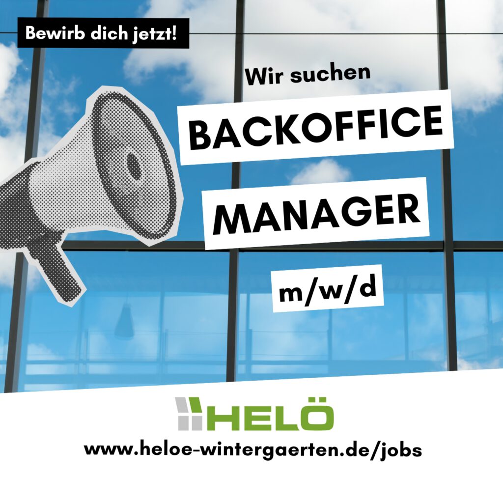 Stellenanzeige Backoffice Manager