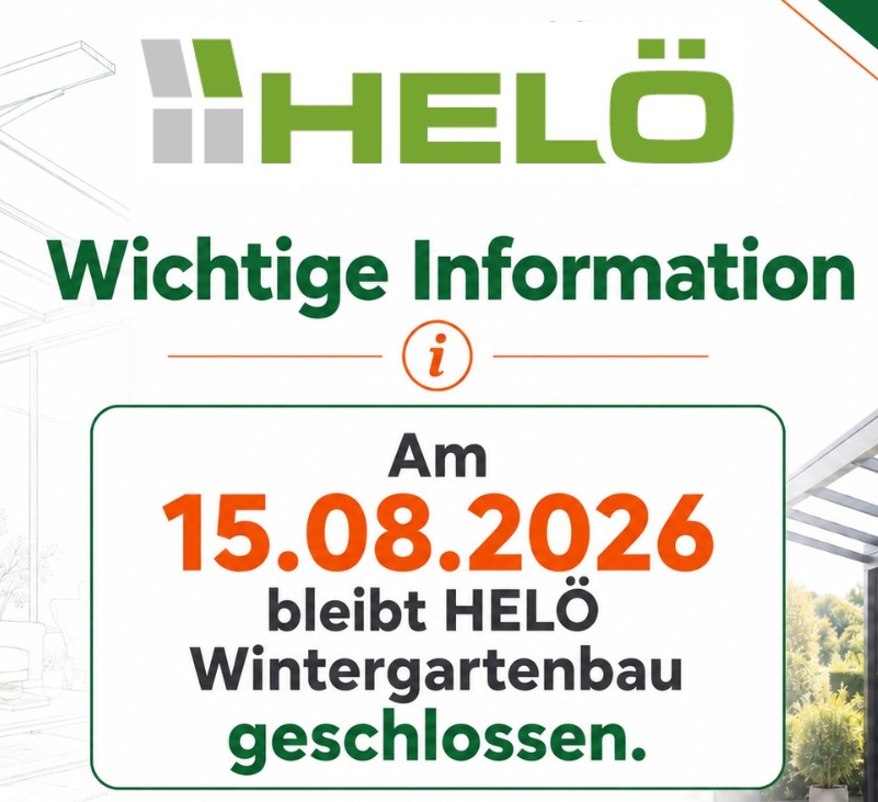 HELÖ bleibt am 15.08 geschlossen